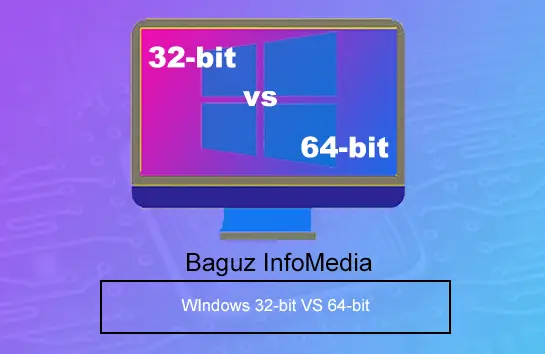 Perbedaan Komputer Windows 32 Bit Dengan 64 Bit Baguz Infomedia 8857